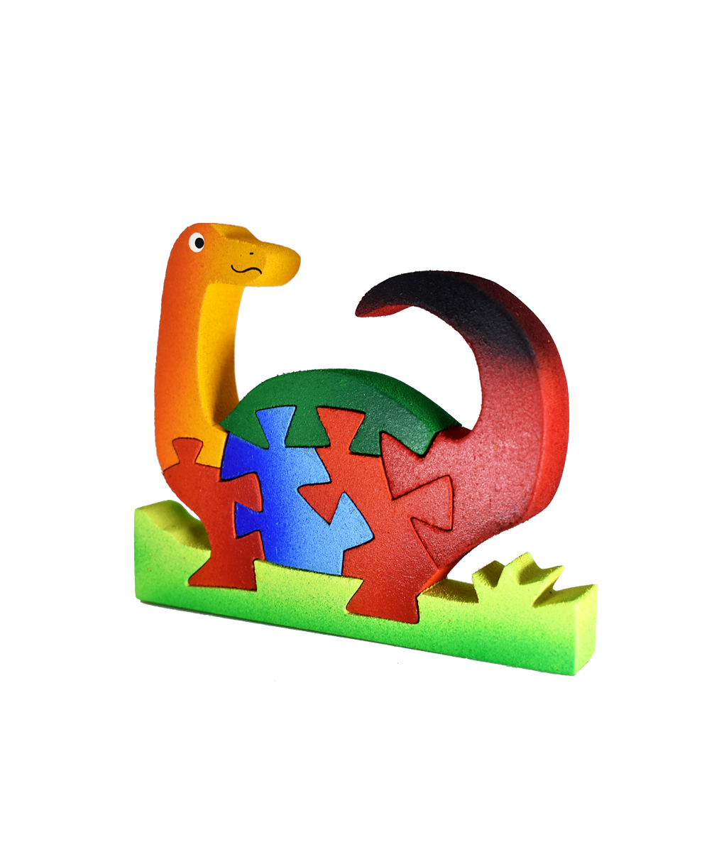 Brontosaurio Multicolor Chico