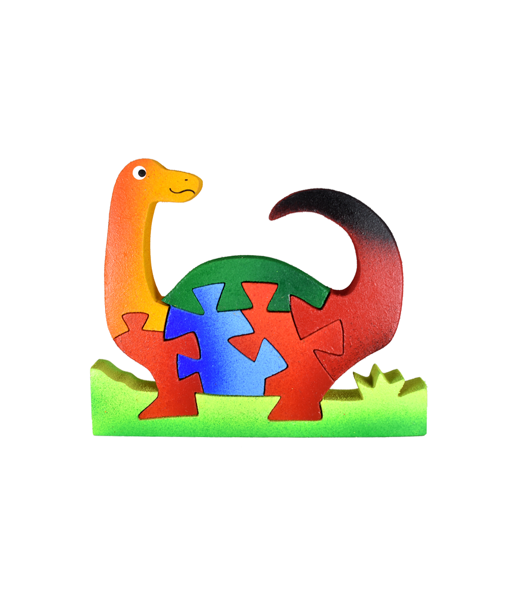 Brontosaurio Multicolor Chico