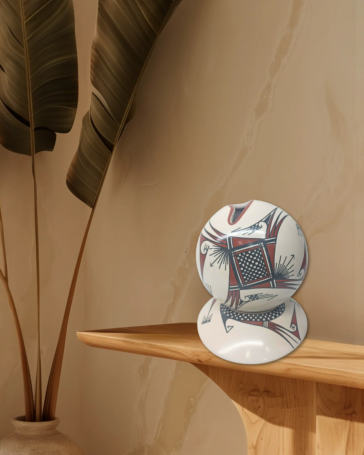 OLLA CON CAFÉ OVALADA