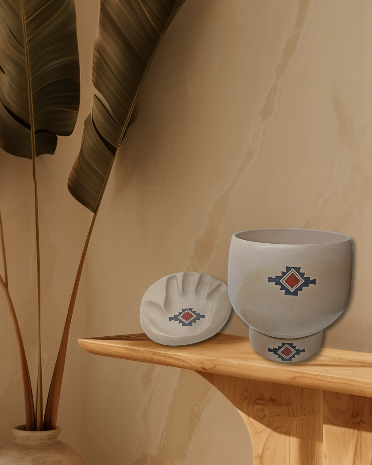 OLLA CILÍNDRICA CON BASE MANO