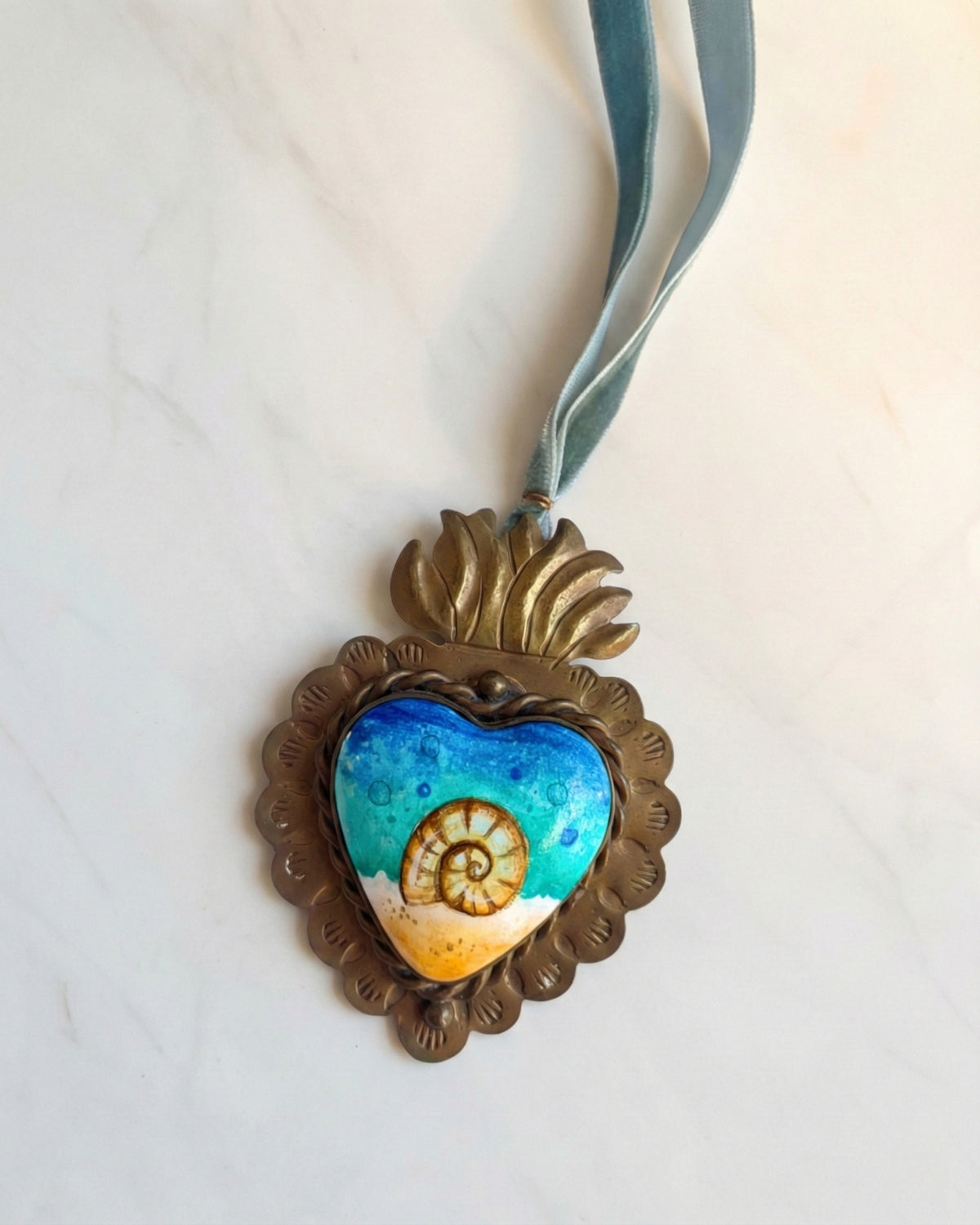 COLLAR SAGRADO TRADICIONAL CARACOL GDE