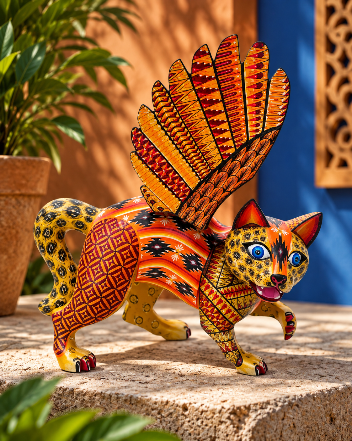 GATO MONTÉS CON ALAS