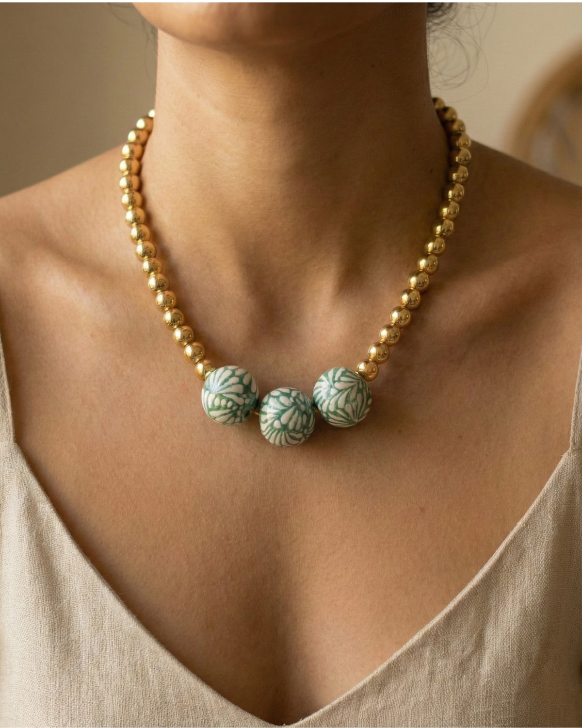 COLLAR ESFERAS METAL