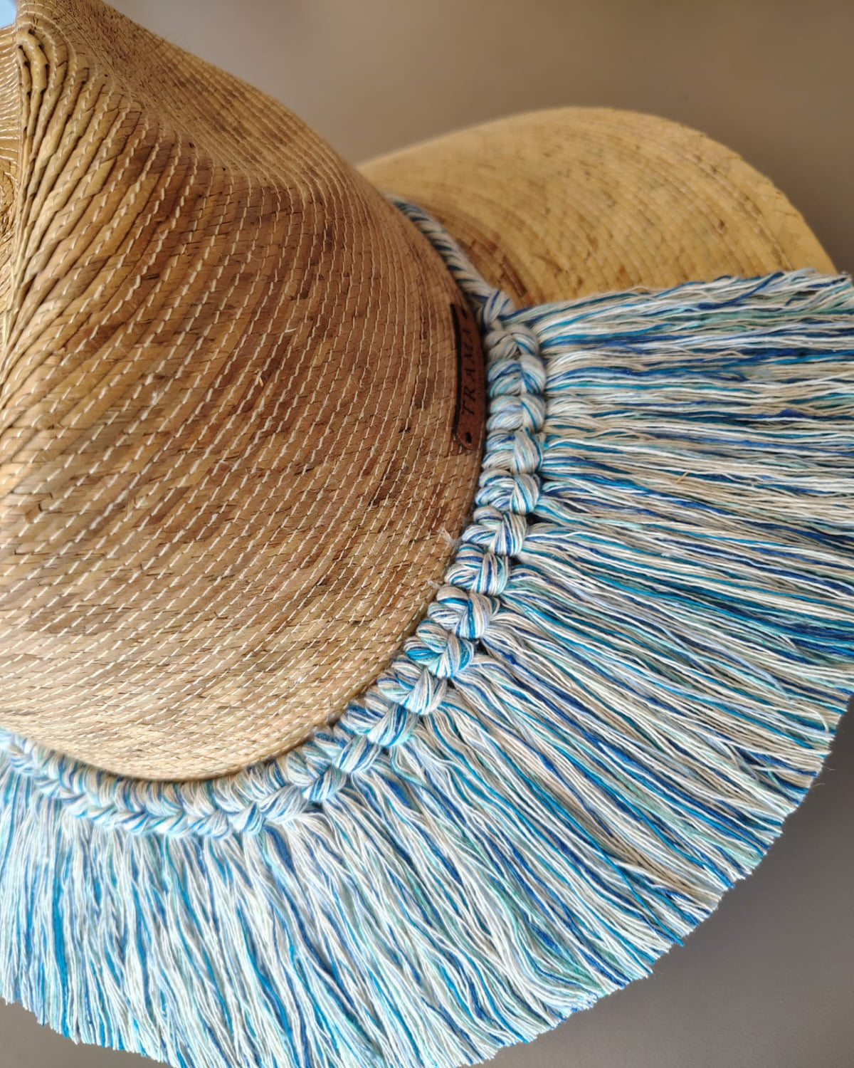 SOMBRERO FLECOS P AZULES