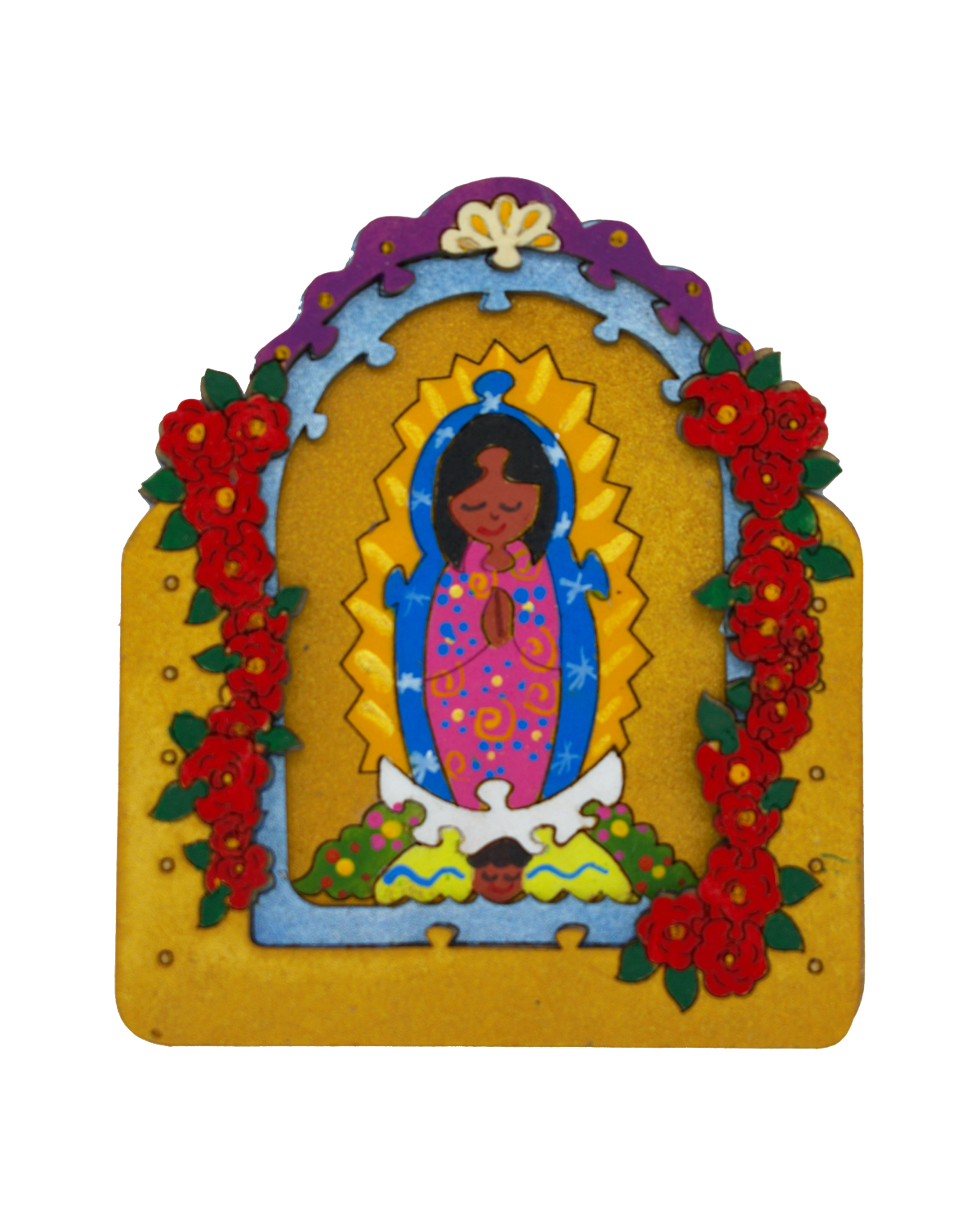 Virgen Magneto Corte Laser