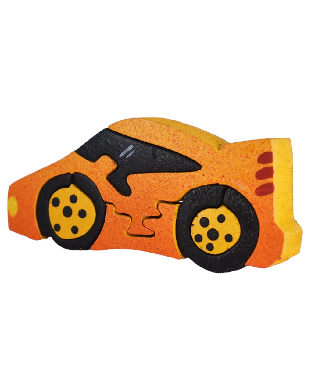 Coche Carreras Naranja Magneto