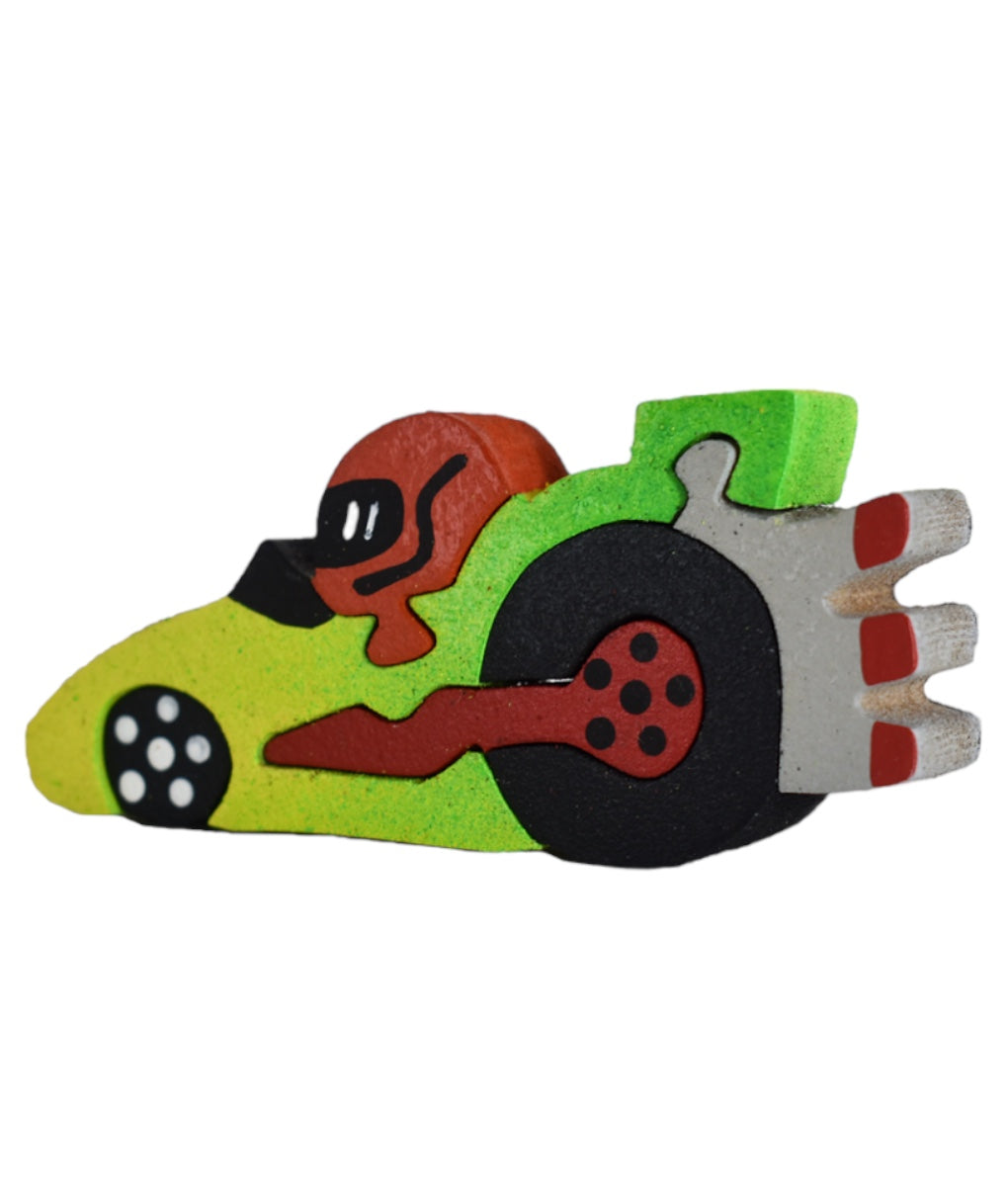 Coche Carreras Verde Magneto