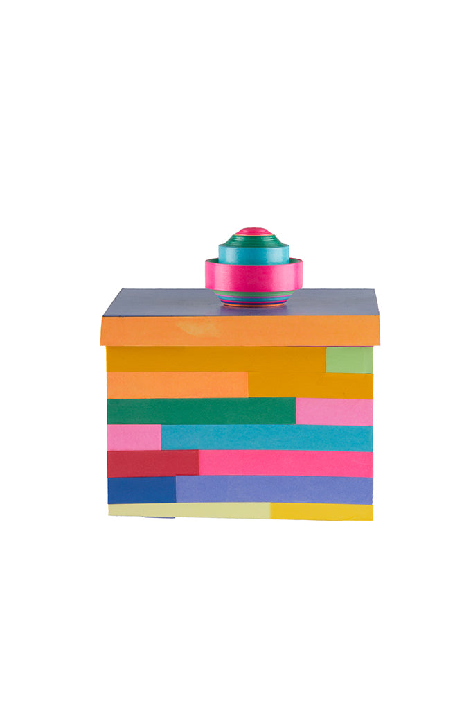 Caja cuadrada Multicolor
