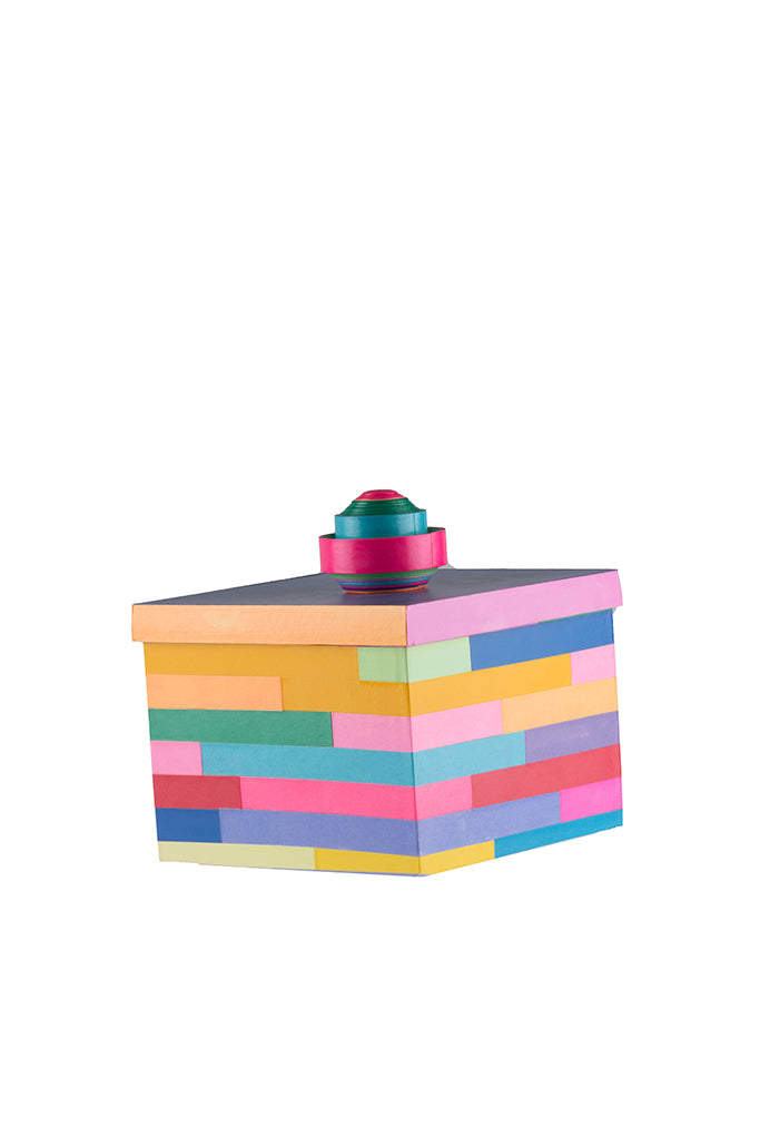 Caja cuadrada Multicolor