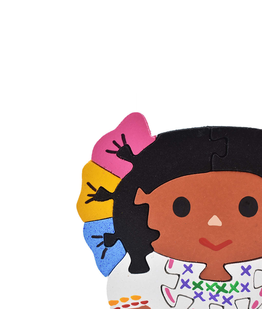 Muneca otomi chica Caracol Purpura