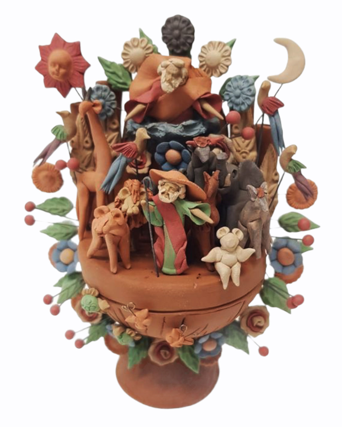 Arbol de la vida pigmentado 10 cm Tema Arca de Noé
