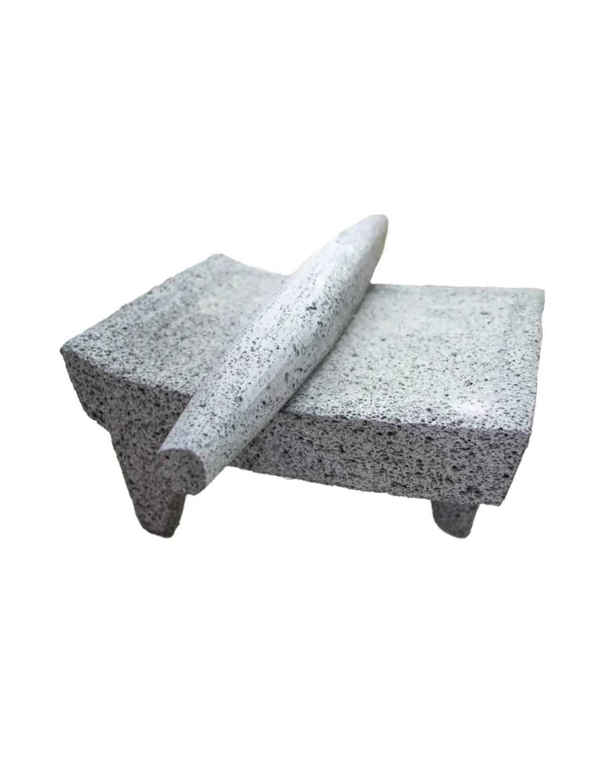 Metate y Metlapil de piedra Volcánica - Caracol Púrpura