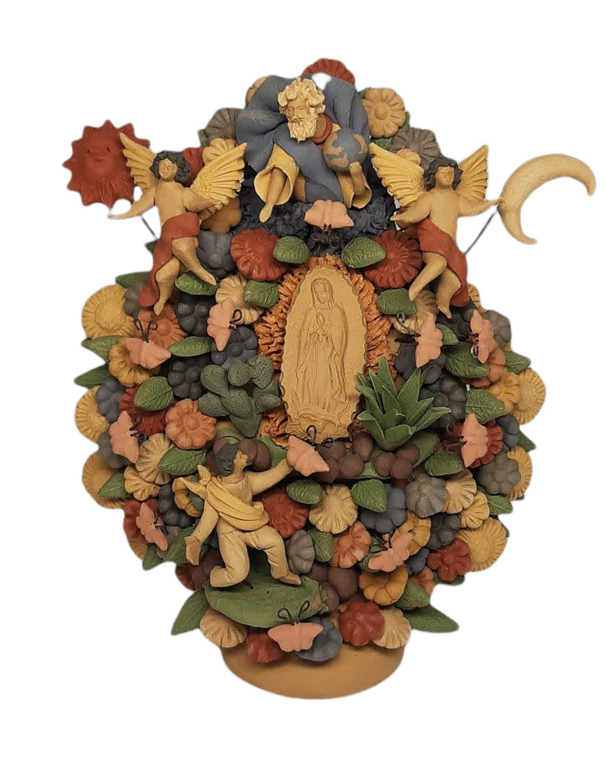 Arbol de la vida pigmentado 10 cm Tema Virgen De Guadalupe